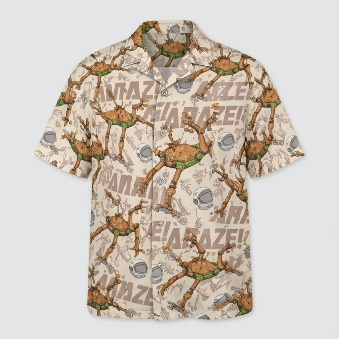 Funny Alien Hawaiian Shirt, Space Humor Aloha, UFO Sarcastic Shirt