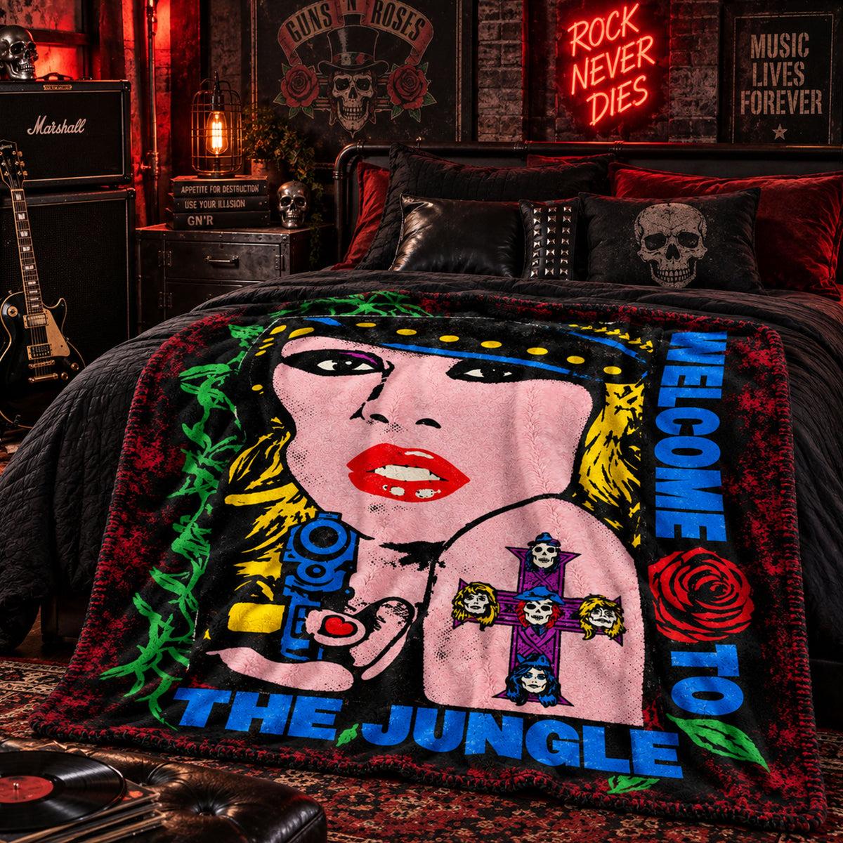 GN'R 10092026-15 Fleece Blanket