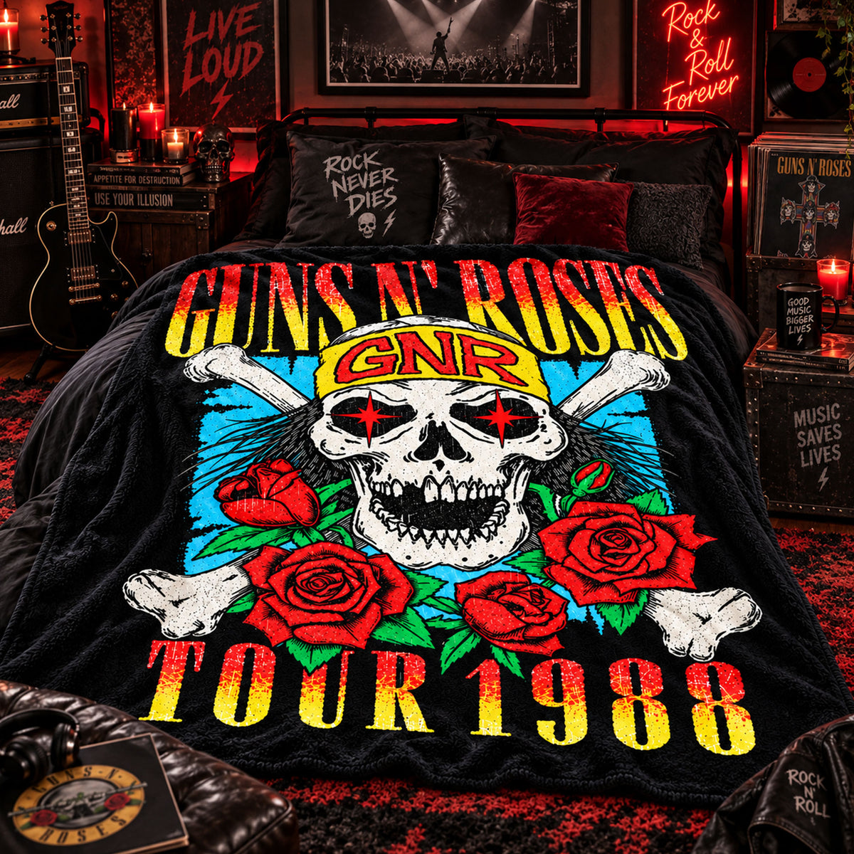 GN'R 10092026-13 Fleece Blanket