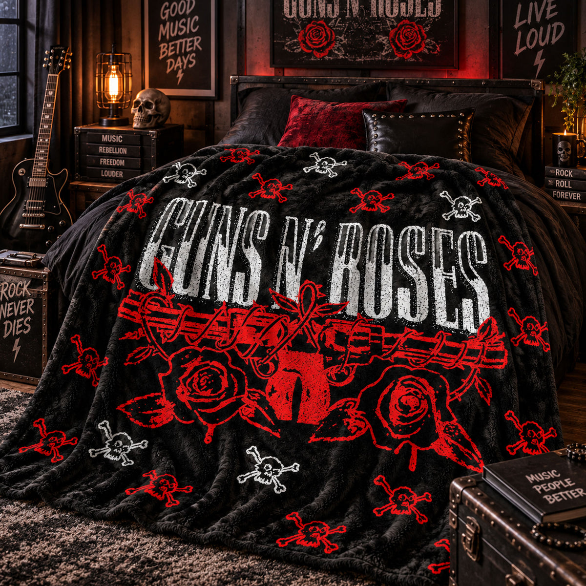 GN'R 10092026-18 Fleece Blanket