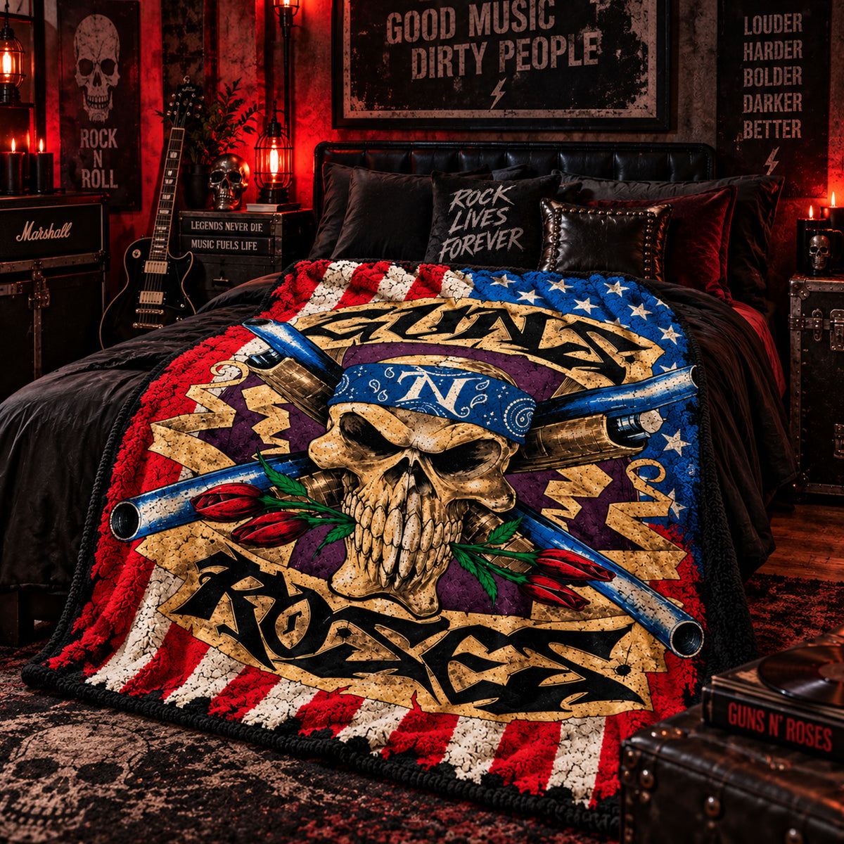 GN'R 10092026-16 Fleece Blanket