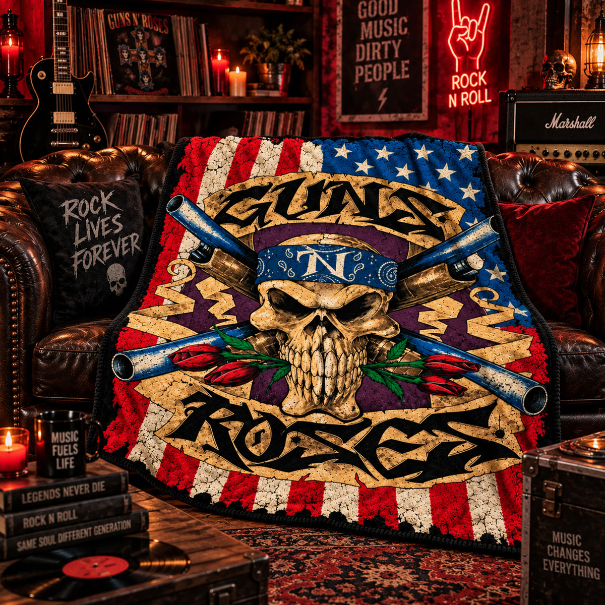 GN'R 10092026-16 Fleece Blanket