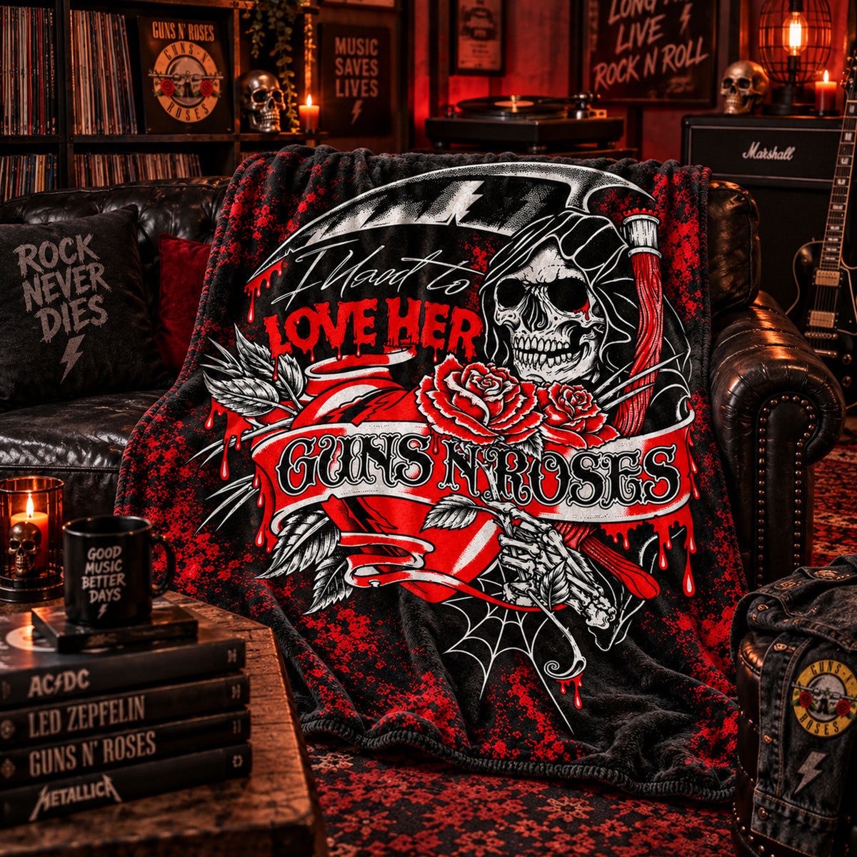 GN'R 10092026-08 Fleece Blanket
