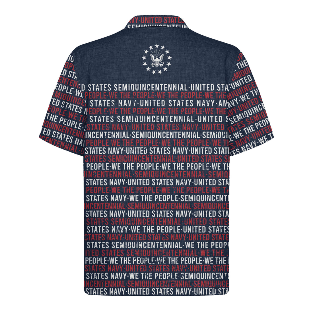 US Navy Anniversary Hawaiian Shirt, America 250th Patriotic Aloha Shirt