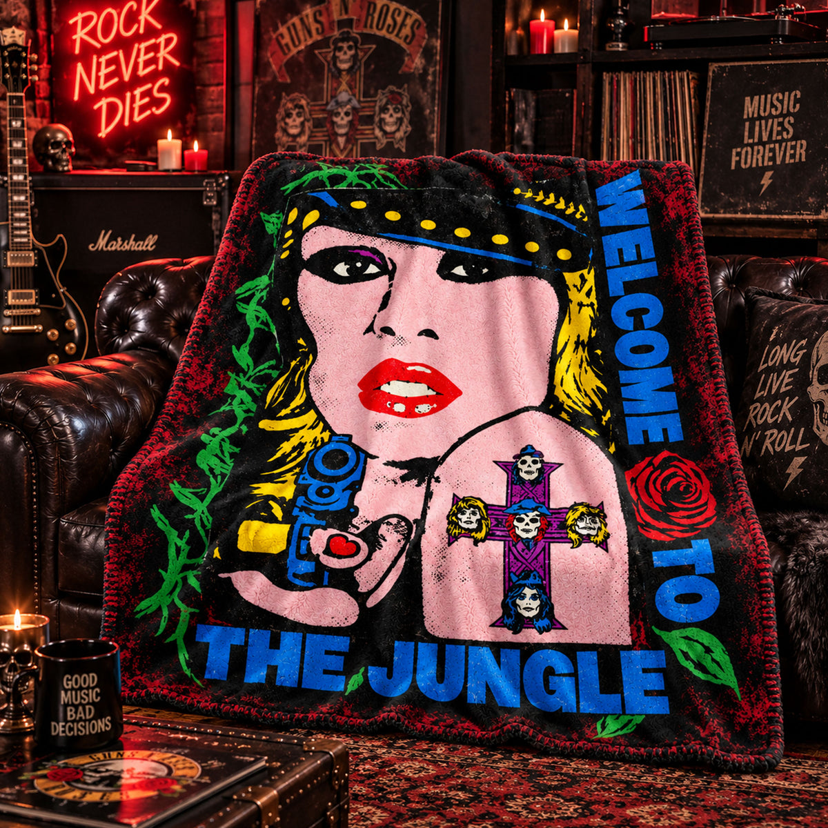GN'R 10092026-15 Fleece Blanket