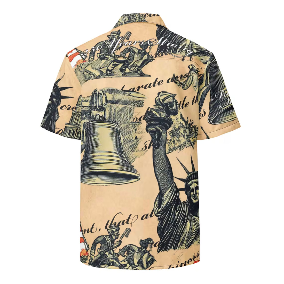 Declaration Inspired Aloha Shirt, 250th Anniversary 1776–2026 Patriotic Shirt