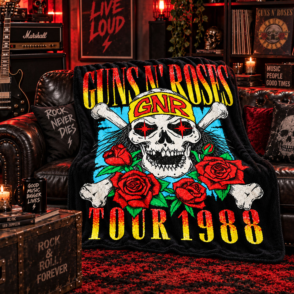 GN'R 10092026-13 Fleece Blanket