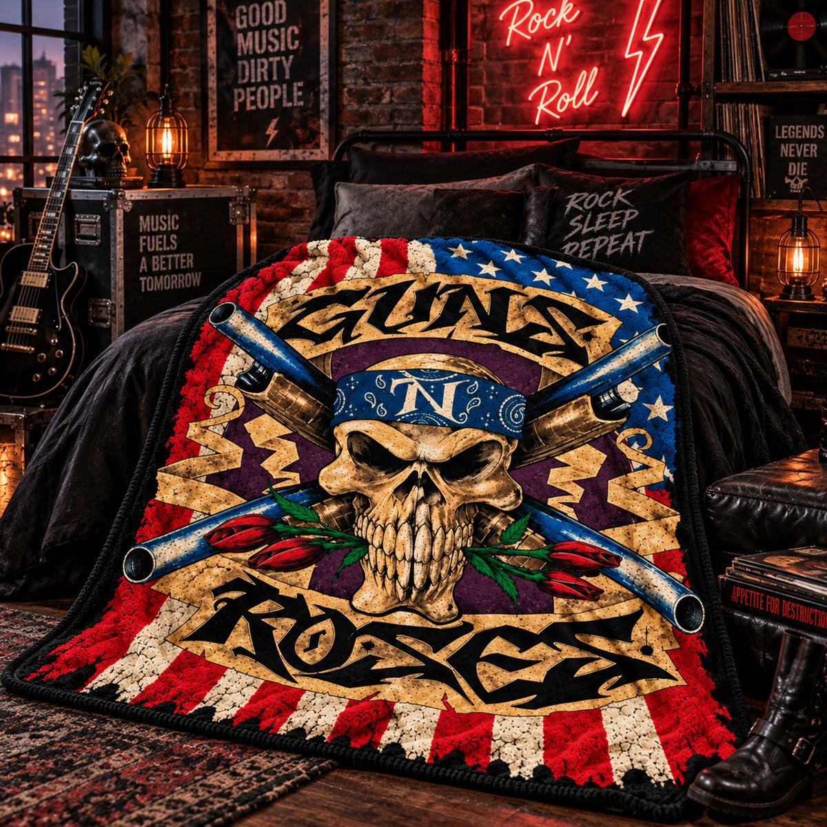 GN'R 10092026-16 Fleece Blanket