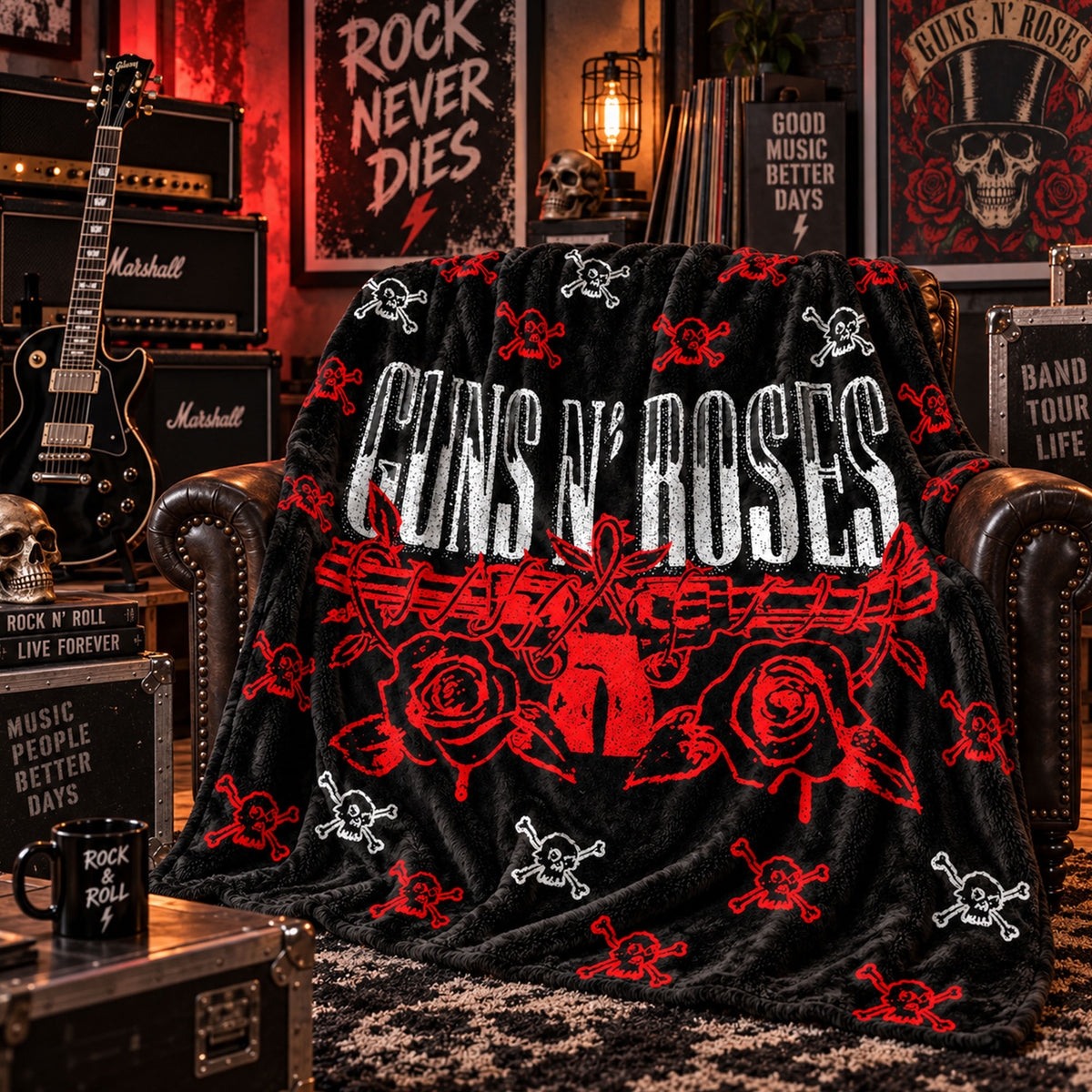 GN'R 10092026-18 Fleece Blanket