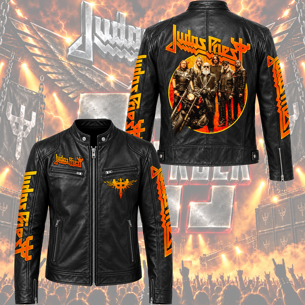 JP15102026-01 Leather Jacket