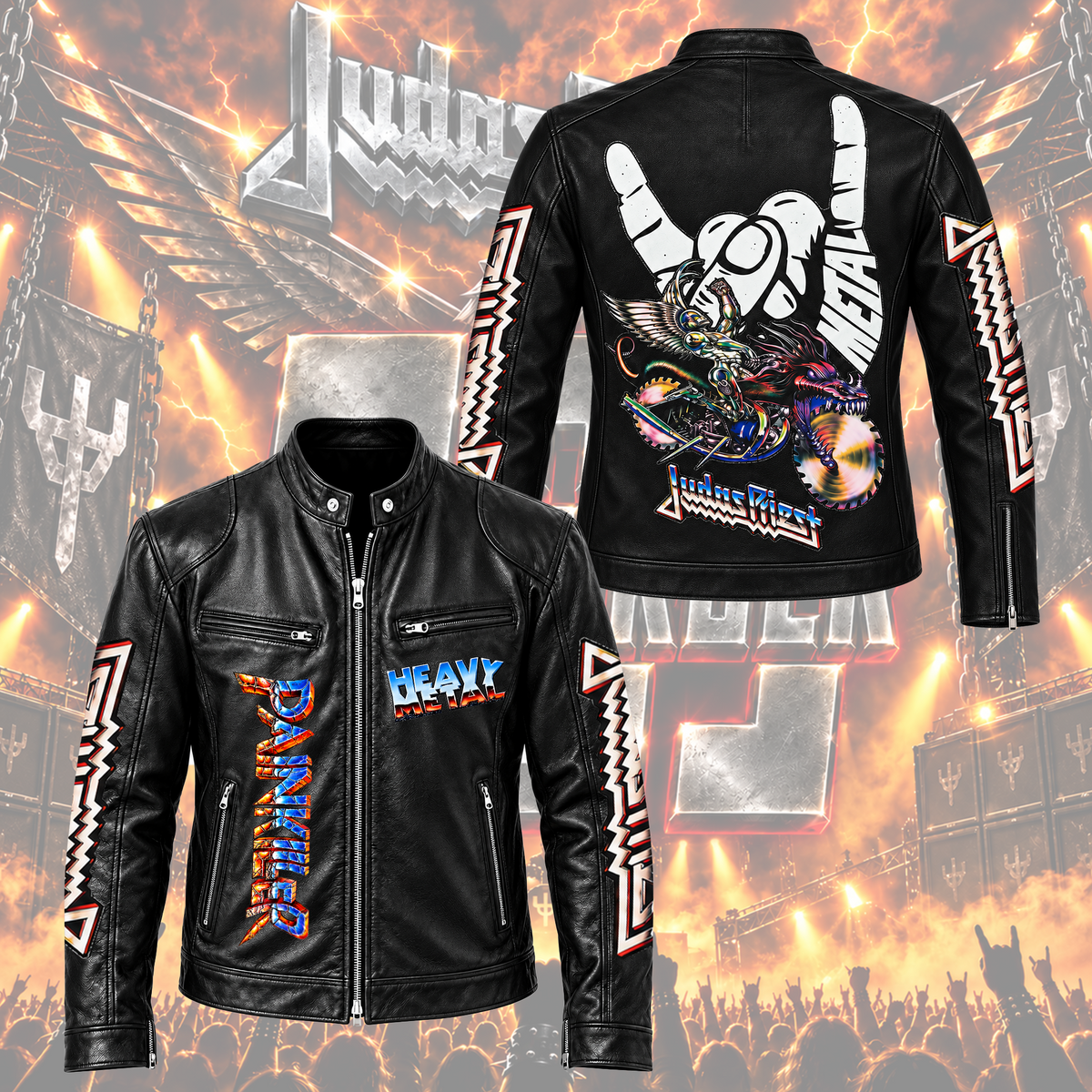 JP15102026-02 Leather Jacket