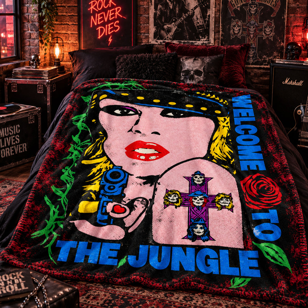 GN'R 10092026-15 Fleece Blanket