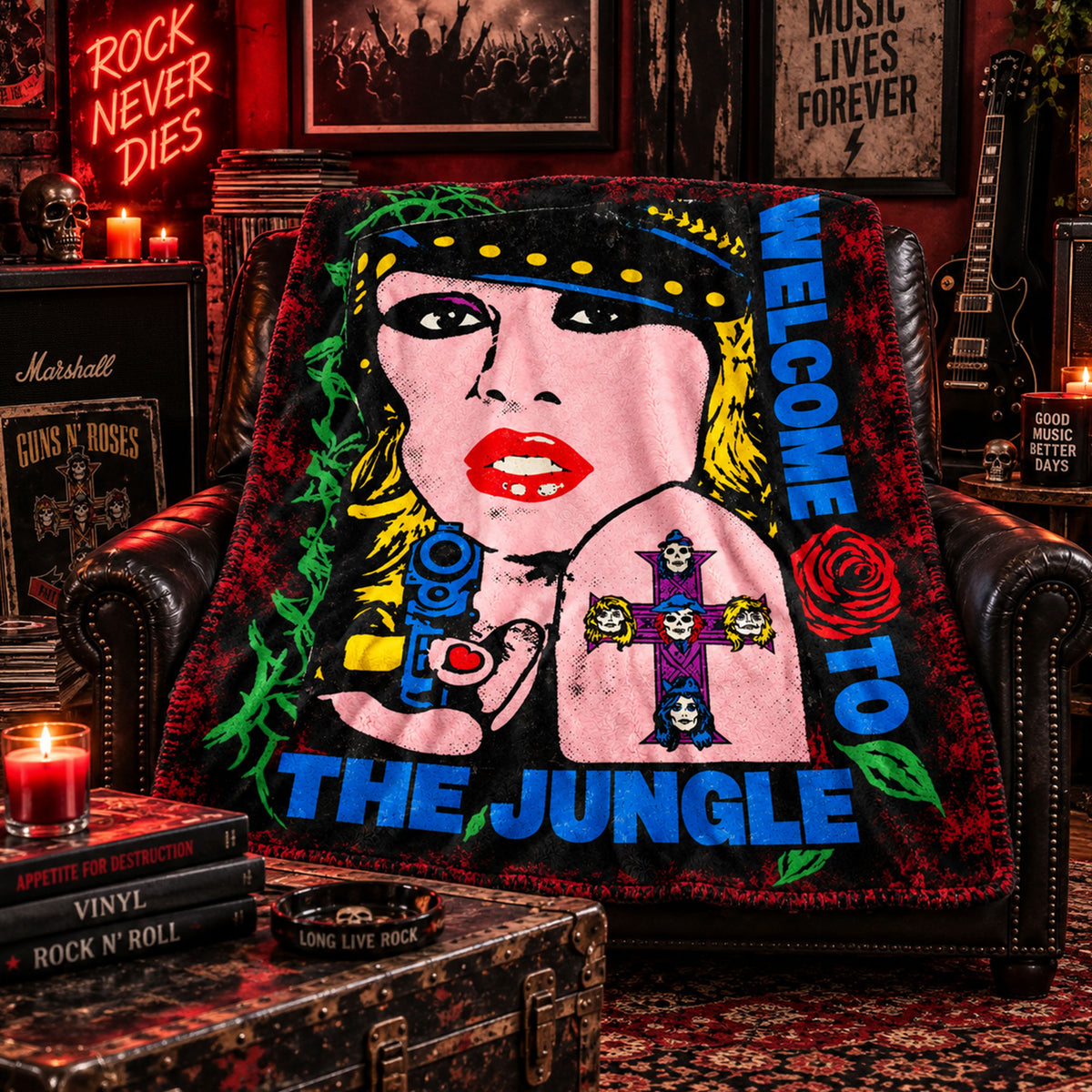 GN'R 10092026-15 Fleece Blanket