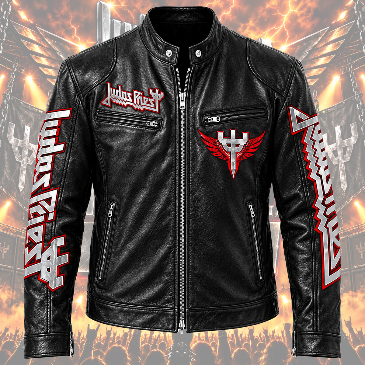 JP15102026-01 Leather Jacket
