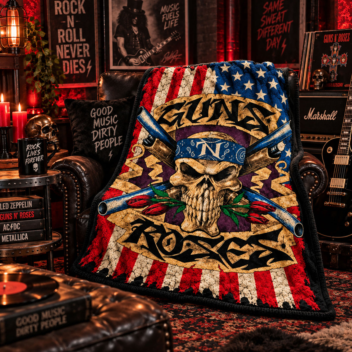 GN'R 10092026-16 Fleece Blanket