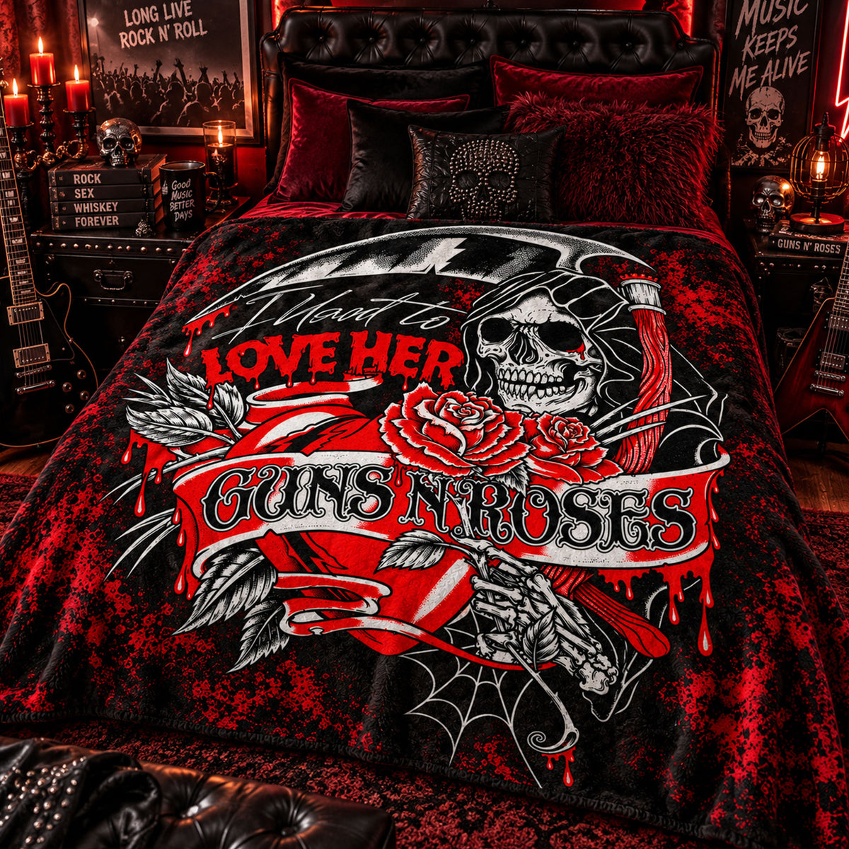 GN'R 10092026-08 Fleece Blanket