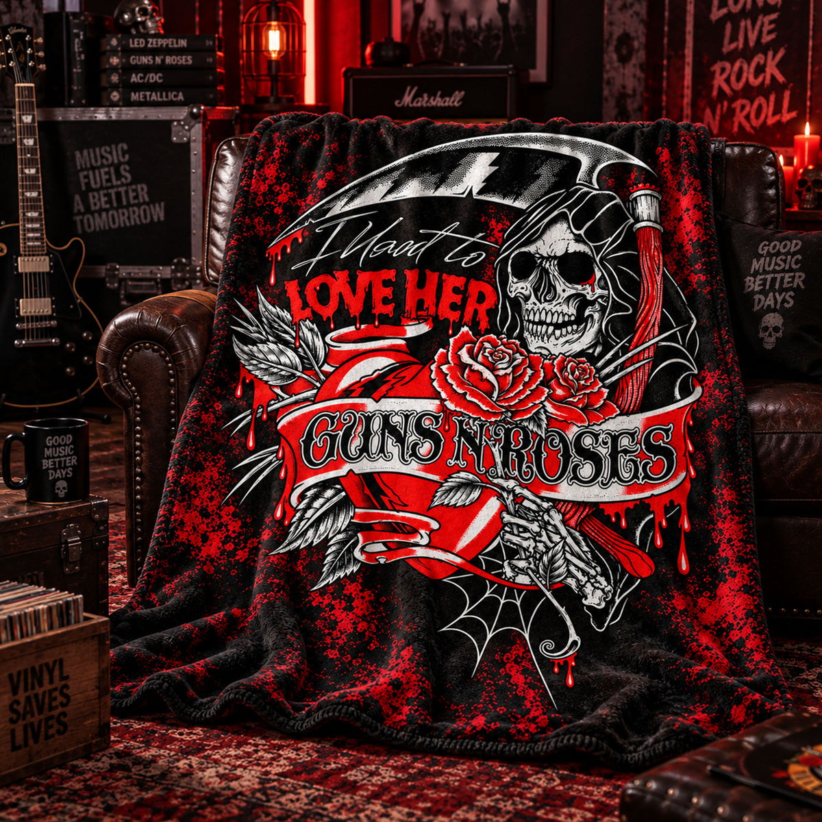 GN'R 10092026-08 Fleece Blanket