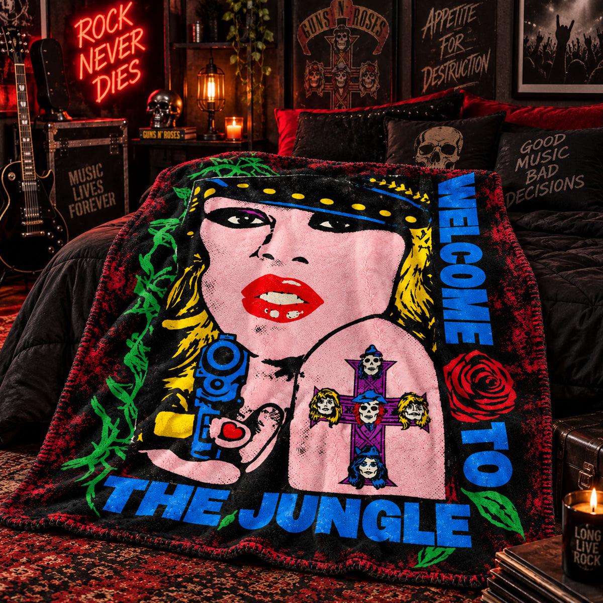 GN'R 10092026-15 Fleece Blanket