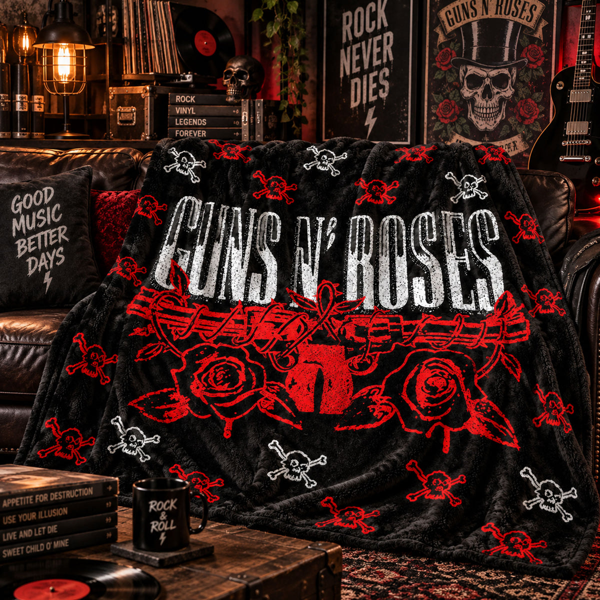 GN'R 10092026-18 Fleece Blanket