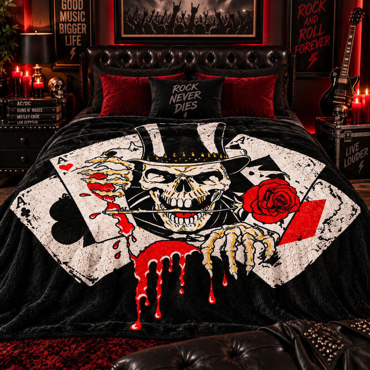 GN'R 10092026-09 Fleece Blanket