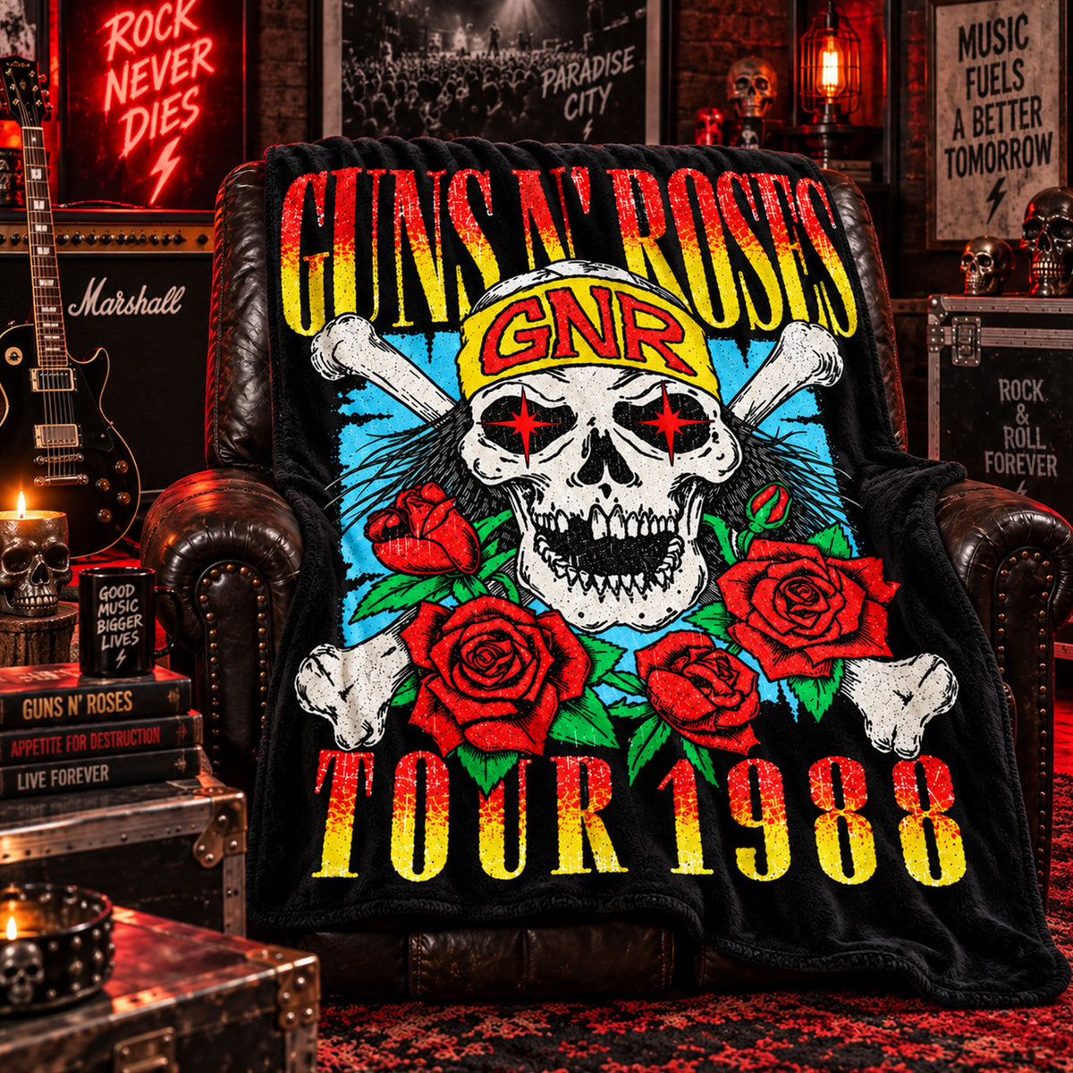GN'R 10092026-13 Fleece Blanket