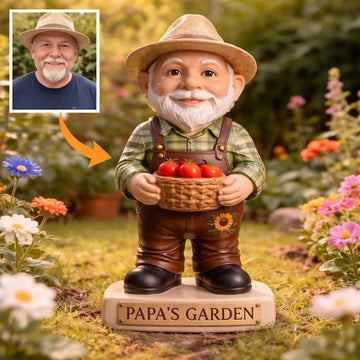 Custom Gnome From Any Photo - Personalized Gardening Acrylic Plaque Stake