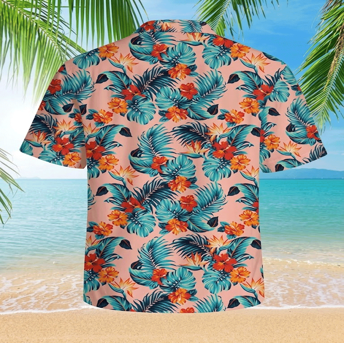 Funny ABS Hawaiian Shirt  Six Pack Illusion Aloha Button Down Summer Beach Outfit That Gets Laughs