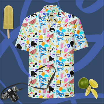 New Orleans Music Festival Hawaiian Shirt  Blues Jazz Fest Season Aloha Button Up Unisex