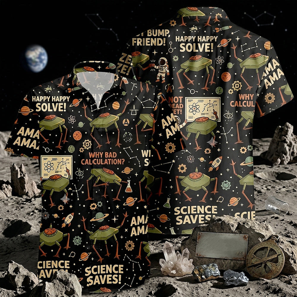 Rocky Alien Amaze Hawaiian Shirt, Project Hail Mary 2026 Sci-Fi Aloha Shirt, Space Theme Summer Gift